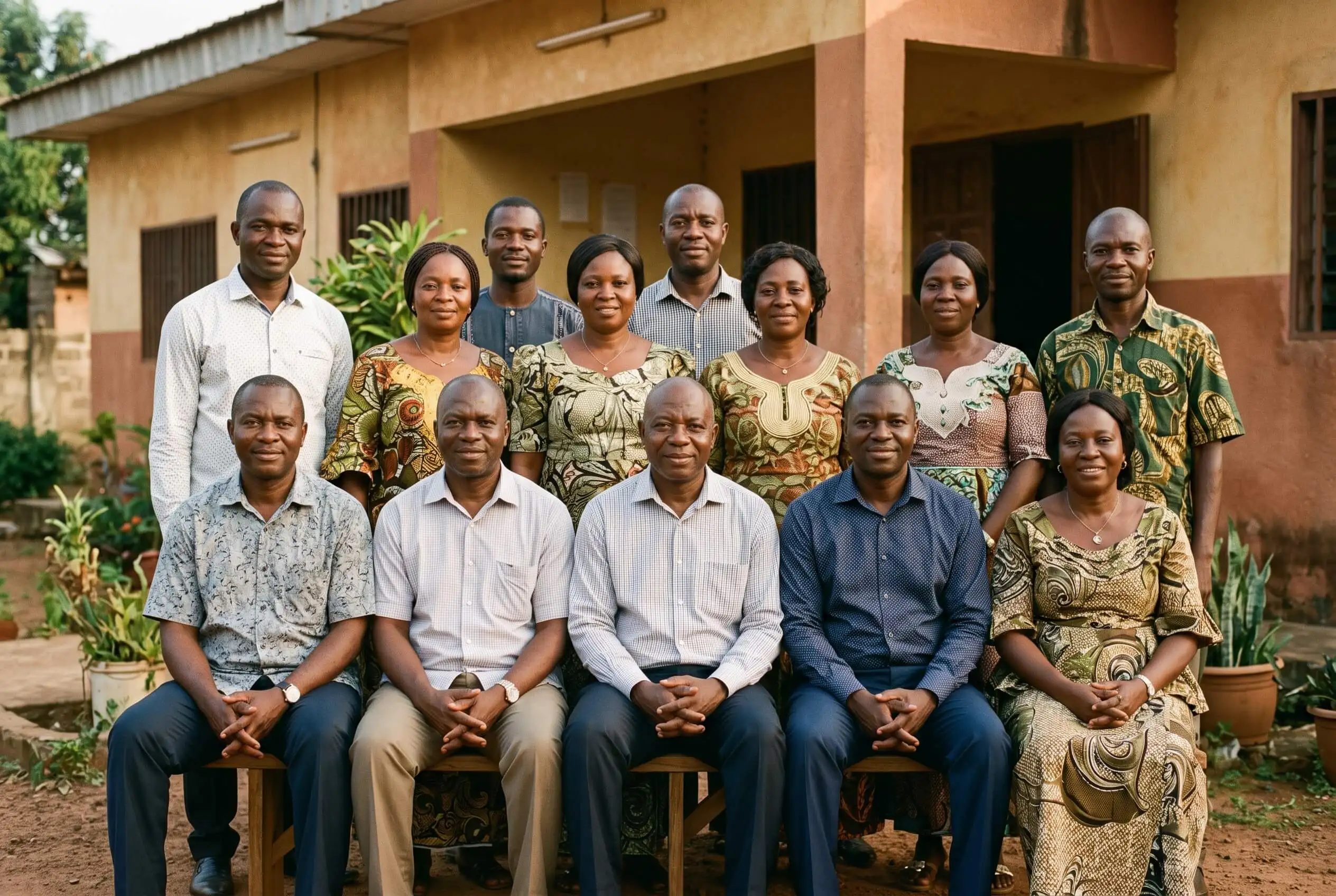 Executive Committee officers of the Society seated together
